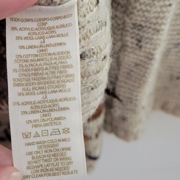 Free People Aztec Arrowhead Hooded Sweater - Picture 7 of 8